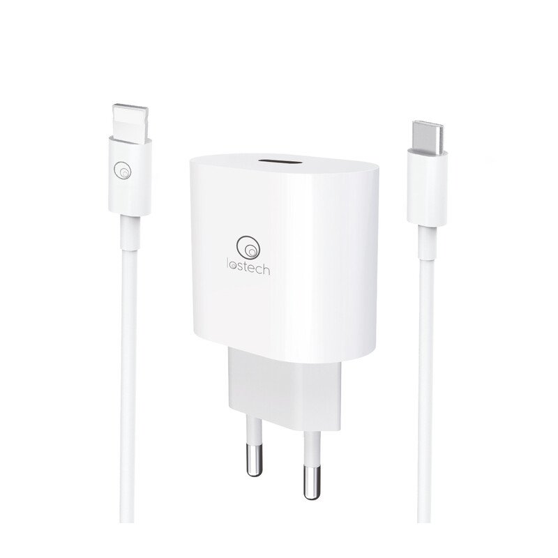 CARICATORE SUPER RAPIDO C/CAVO DA USB-C A LIGHTING 120 CM