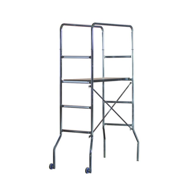 TRABATTELLO ACCIAIO ZINC TRIO 60X130XH188 CM