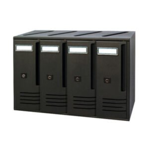 CASSETTA POSTALE ALUBOX CUBO C4 42X17,5X30 GRI GHISA