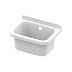 LAVATOIO RESINA A PARETE 39X39 CM C/SIFONE