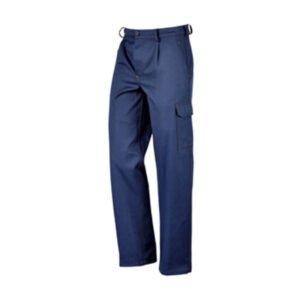 PANTALONE SUPER CARGO MULTITASCHE BLU TG.54