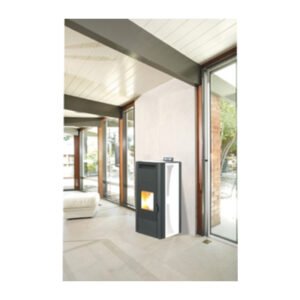 TERMOSTUFA PELLET VENT 22KW KING 24 BIANCO