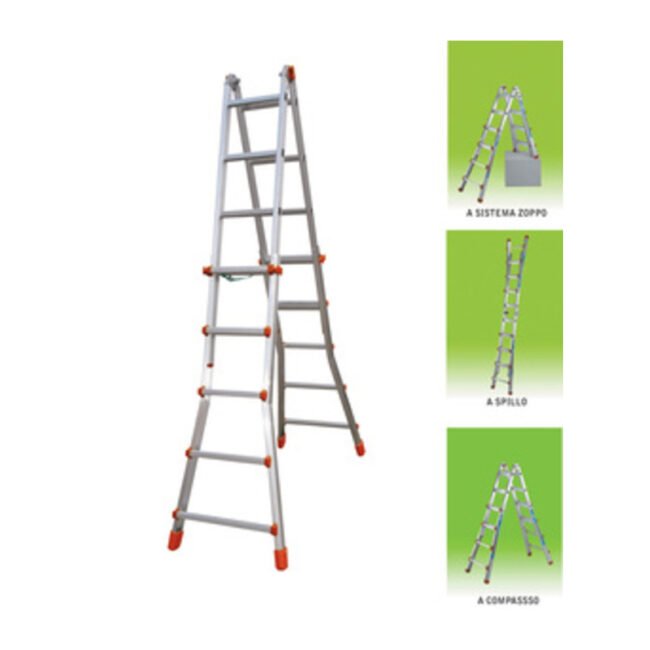 SCALA ALL. MULTIUSO 5+5 GRADINI 5,20 M