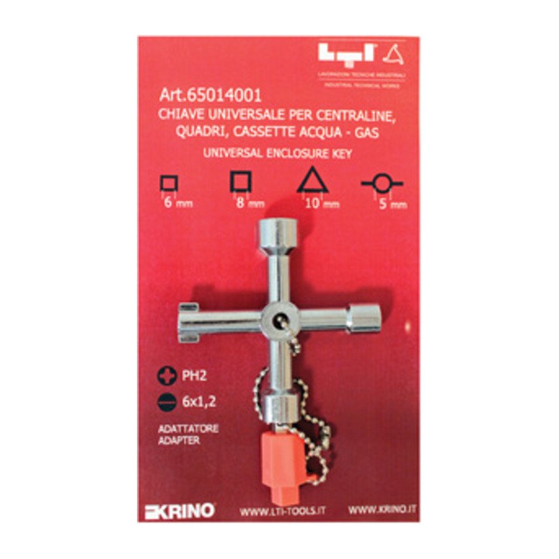 CHIAVE UNIVERSALE P/CASSETTE CONTATORI