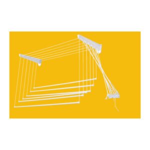 STENDIBIANCHERIA DA PARETE SALISCENDI RESINA 120 CM