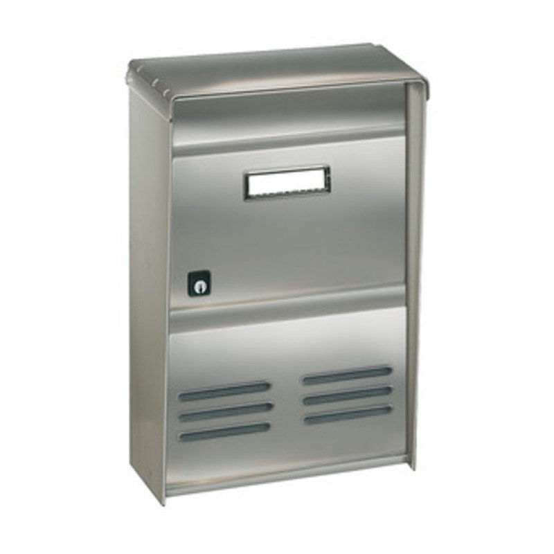 CASSETTA POSTALE ALUBOX DR2E RIVISTA 26X12X37,5 INOX