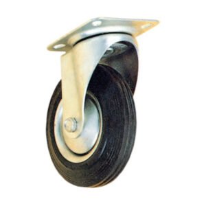 RUOTA INDUSTRIALE D 200 MM PIASTRA GIREVOLE EXPORT**