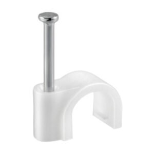 FISSACAVI PVC C/CHIODO 14 MM CONF. 40 PZ