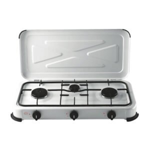 FORNELLO A GAS 3 FUOCHI C/COPERCHIO 4,1 KW