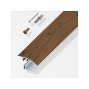 TERMINALE A SCIVOLO P/PARQUET NOCE NAT. 100 CM