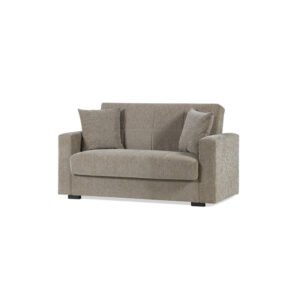 DIVANO 2 POSTI C/CASSETTONE NORA YOUNG BEIGE 110