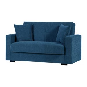 DIVANO 2 POSTI C/CASSETTONE NORA YOUNG BLUE 115