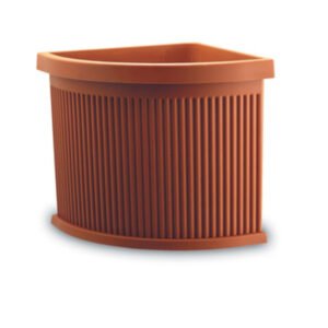 VASO IN PLASTICA IONIO C/SOTTOVASO