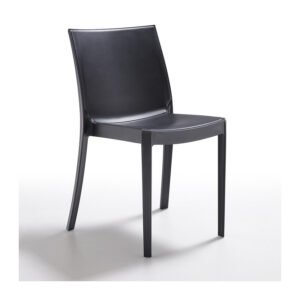 SEDIA POLIPROPILENE PERLA ANTRACITE