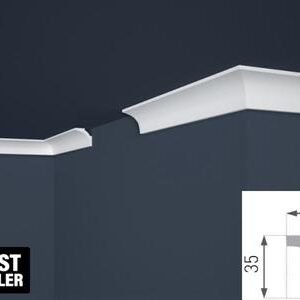 CORNICE POLISTIRENE 35X35X200CM