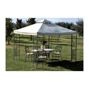 C GAZEBO IN ACCIAIO DECOR 300X300CM ECRU YF-3133B