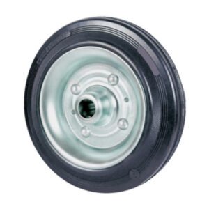 RUOTA INDUSTRIALE D  85 MM GOMMA C/CUSCIN EXP
