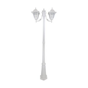 LAMPIONE NEW YORK H 200 CM 2 LUCI BIANCO