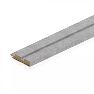 PROFILO DX 3D LEGNO IN MDF GRIGIO CHICAGO MIS 77x16x2750 MM