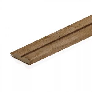 PROFILO DX 3D LEGNO IN MDF NOCE MIS 77x16x2750 MM