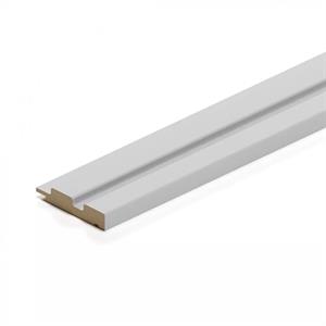 PROFILO DX 3D LEGNO IN MDF WHITE MIS 77x16x2750 MM