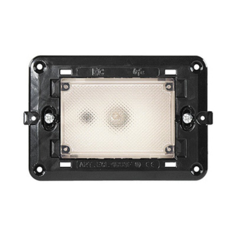 LIFE ART.4060 LAMPADA FISSA DI EMERGENZA NERO