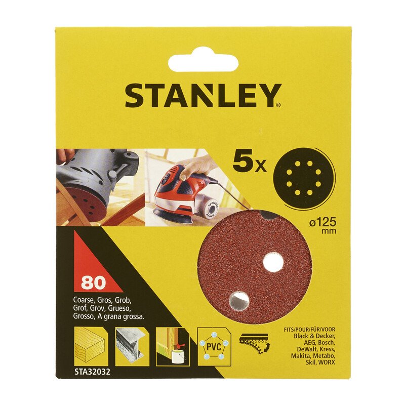 PIRANHA STANLEY STA32032 (X32032) 5 DISCHI VEL. ROT ORB. 125 GR.80
