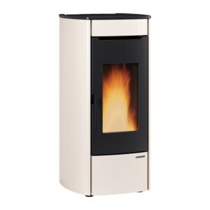 TERMOSTUFA PELLET 17.5 KW MARINA IDRO H13 AVORIO