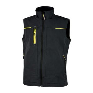 U-POWER GILET SATURN NERO/GIALLO TG.  M
