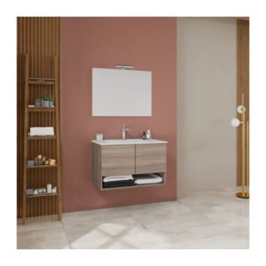MOBILE BAGNO OSLO 2 ANTE 80 SOSP. ROVERE FUMO