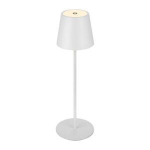 LAMPADA DA TAVOLO BT10003 BATT RICARIC BIANCO