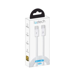 CAVO USB C / USB C 3,0 M 60W BIANCO
