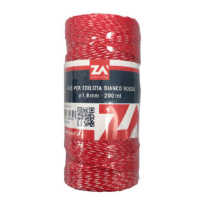 FILO P/EDILIZIA 1,8 MM CF 200 M ROSSO/BIANCO
