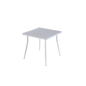 TAVOLO CARMEN 80X80XH75CM BIANCO