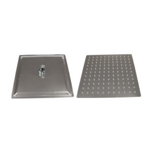 SOFFIONE DOCCIA INOX QUADRO 200X200 MM