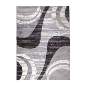 TAPPETO DECORA GRIGIO DIS. 002 110X170 CM