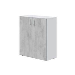 KIT MOBILE MULTIUSO 80X37XH92 CM BIANCO CEMENTO