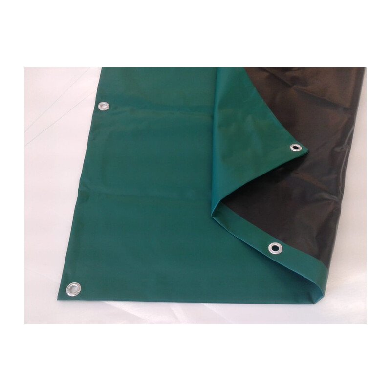 TELONE PE PESANTE C/OCCHIOLI 240 G VERDE 6 X 10 M