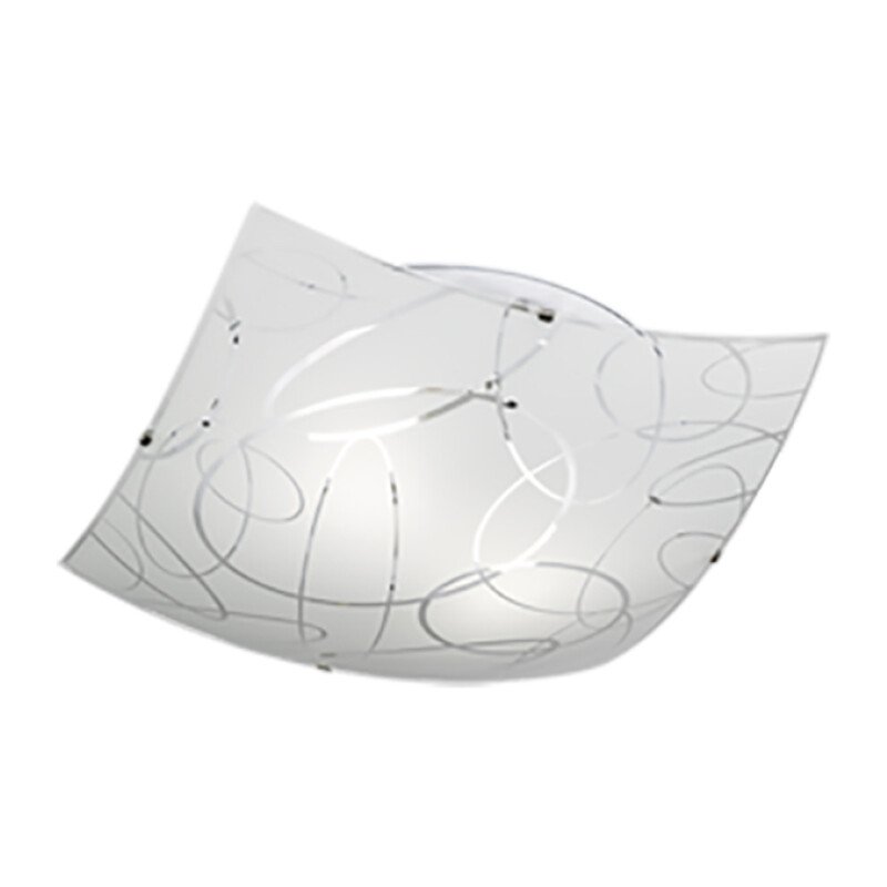 PLAFONIERA SPIRELLI DECORO CERCHI E27 40X40 CM