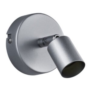 FARETTO DA PARETE PARIS 1 LUCE GU10 ALLUMINIO