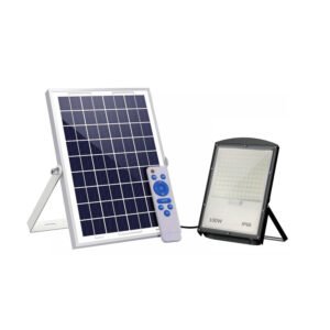 PROIETTORE LED 100 W C/PANNELLO SOLARE