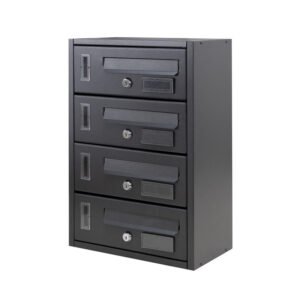 CASSETTA CONDOMINIO MODULAR 4 ANTRACITE