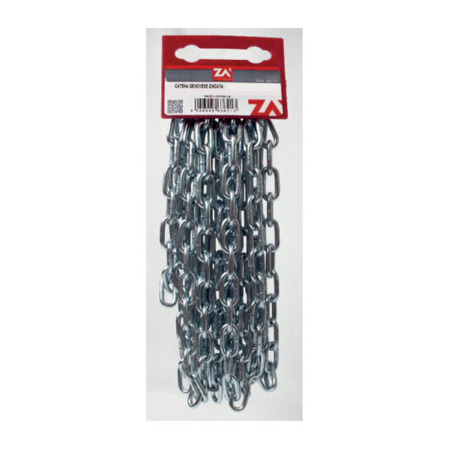 CATENA GENOVESE ZINCATA PRETAGL 2 MM N13 2,5 M