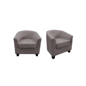 POLTRONA MAJA GRIGIO CHIARO