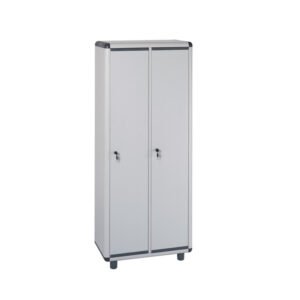 ARMADIO SPOGLIATOIO RESINA A 2 POSTI IN KIT C/SERRAT