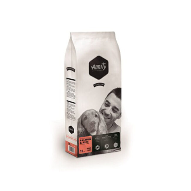 CIBO CANE AMITY 15 KG ADULT SALMON  RICE