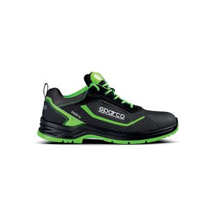 SPARCO SCARPE FORESTER S3 NERO VERDE FLUO TG 37