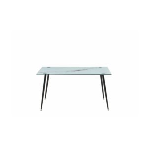 TAVOLO MIRROR 120X80X75 VETRO MARMO 290 LUCIDO