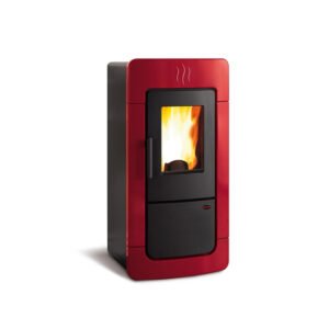 TERMOSTUFA PELLET 28KW DIADEMA EVO IDRO BORDEAUX
