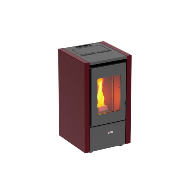 STUFA PELLET VENTIL  6,2KW KING 60T BORDEAUX